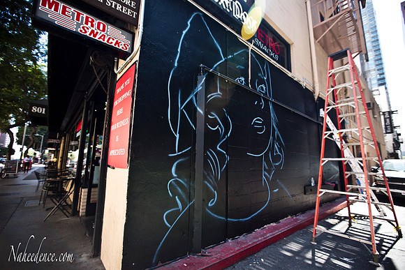 Mane One Faces LA Painting One